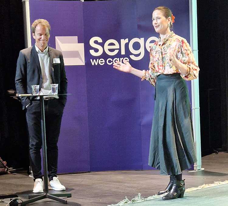 Foto: Marie Louise Sunde, Daglig leder i Equality Check og Ken Andersen Head of Sales & Marketing i Sergel